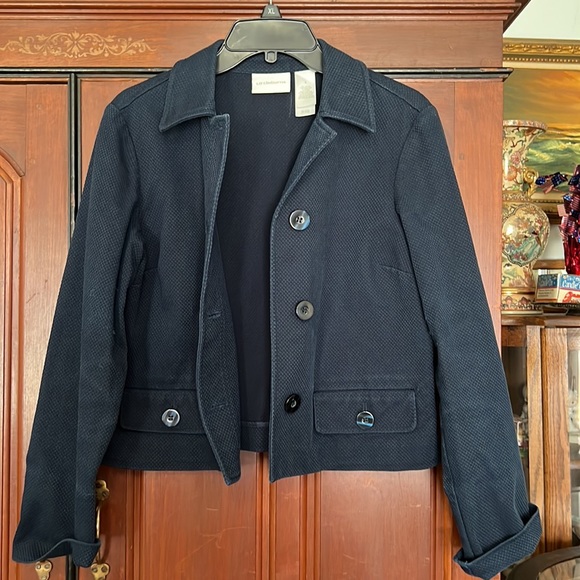 Liz Claiborne Stylish Button Down Pea Coat Blazer Size 8 - Picture 5 of 11
